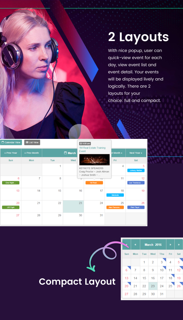 Tiva Events Calendar For PHP - 10